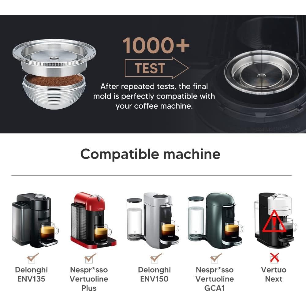 Cápsula de café reutilizable i Cafilas G6P para Nespresso Vertuo