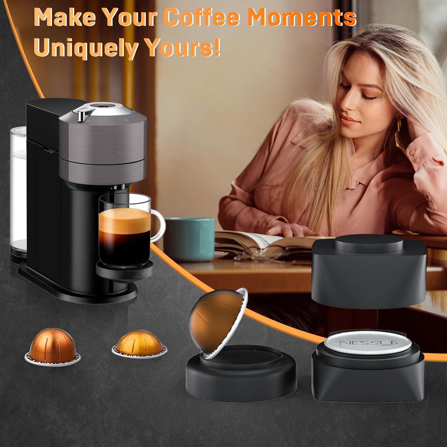 Kit de Recarga Nessus para Cápsulas Nespresso Vertuo - 50 Tapas de Aluminio