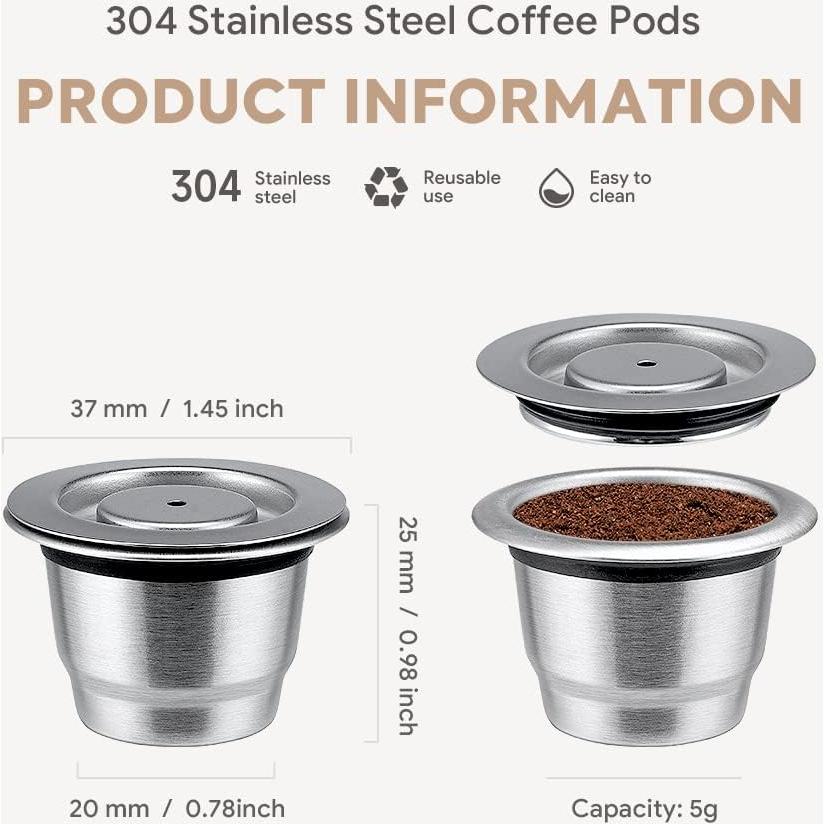 Cápsulas de café reutilizables i Cafilas para Nespresso Original