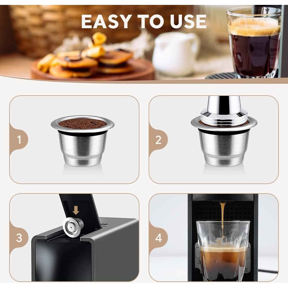 Cápsulas de café reutilizables i Cafilas para Nespresso Original