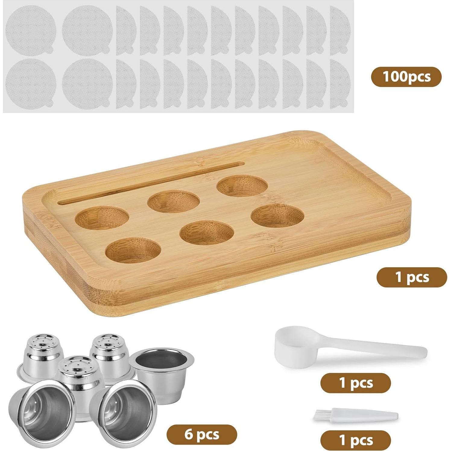 Cápsulas Reutilizables de Acero Inoxidable ZOCOVHI 6pcs