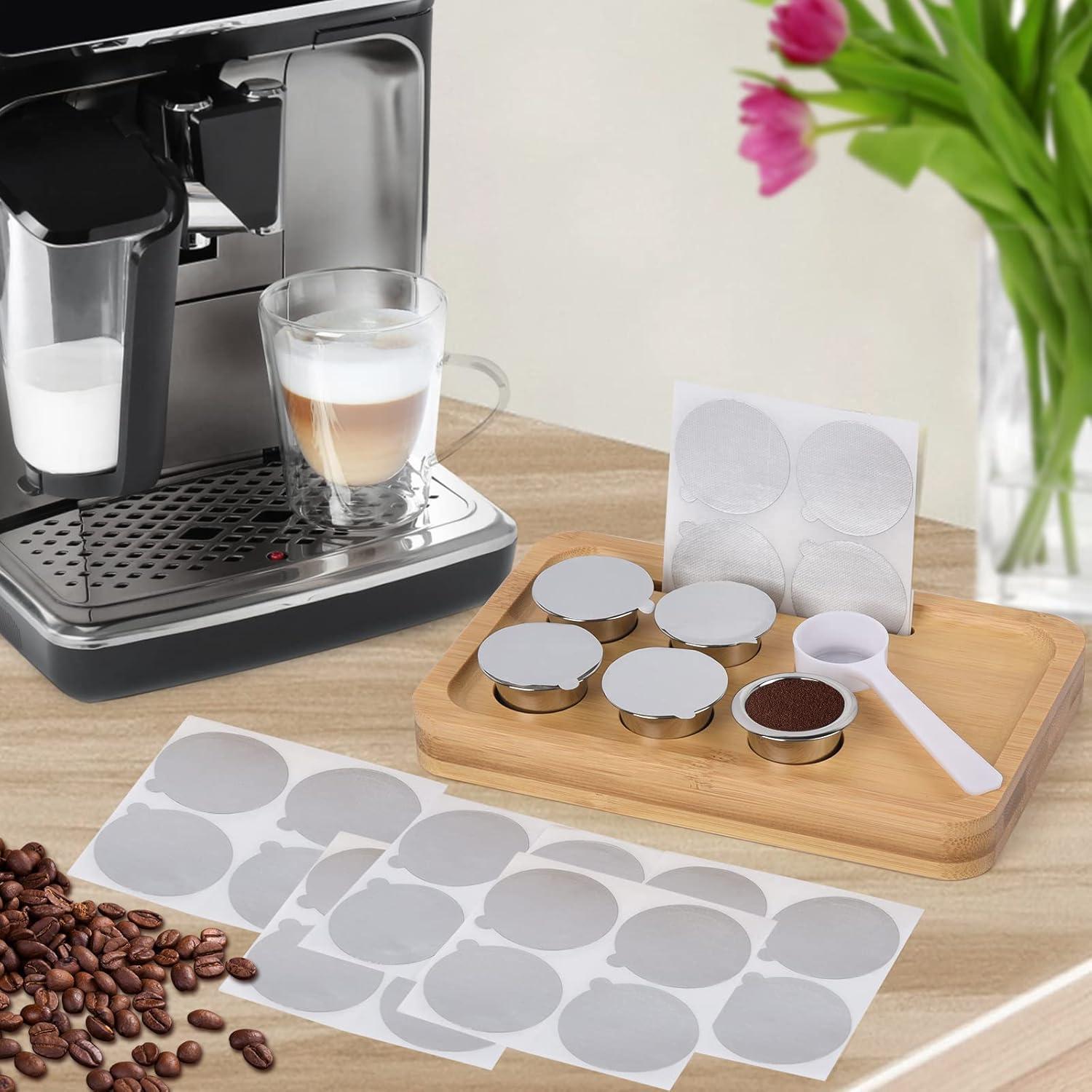 Cápsulas Reutilizables de Acero Inoxidable ZOCOVHI 6pcs