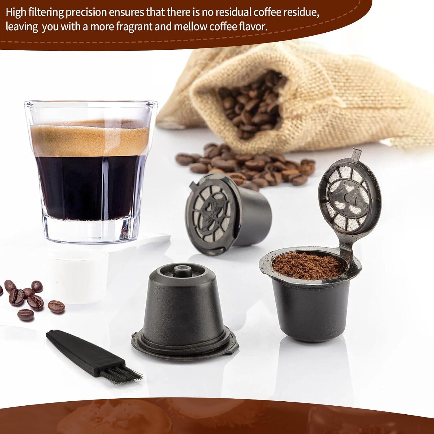 Cápsulas de Espresso Reutilizables ChangTa - 6 Unidades para Nespresso