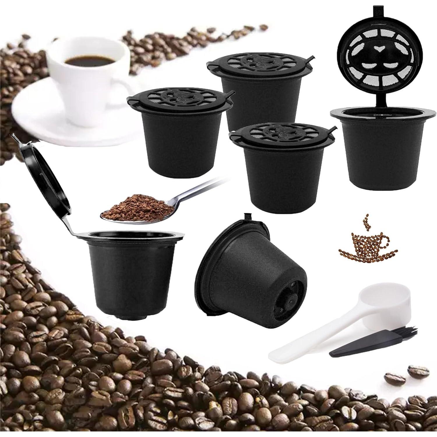 Cápsulas de Espresso Reutilizables ChangTa - 6 Unidades para Nespresso