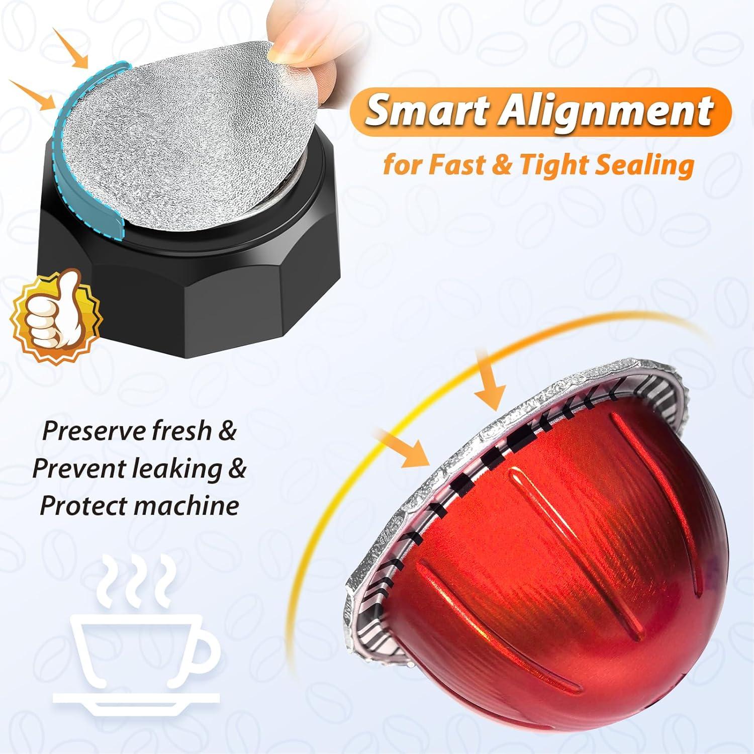 Kit de Cápsulas Reutilizables AANQQ para Nespresso Vertuo