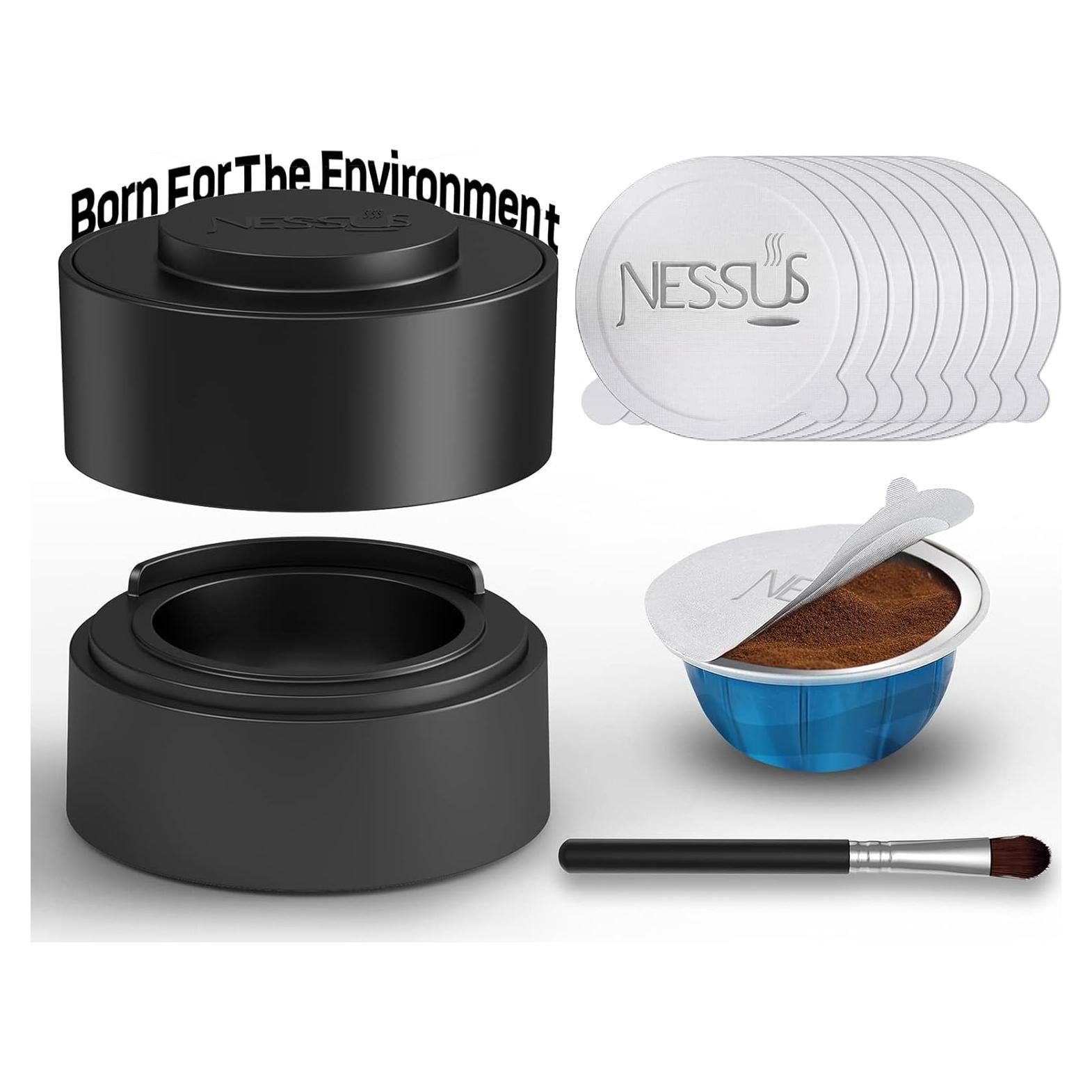 Kit de Cápsulas Reutilizables NESSUS Vertuo - 50 Pcs Aluminio