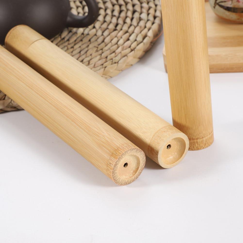 Estuche de Cepillo de Dientes de Bambú Elandy 2 Piezas 21cm