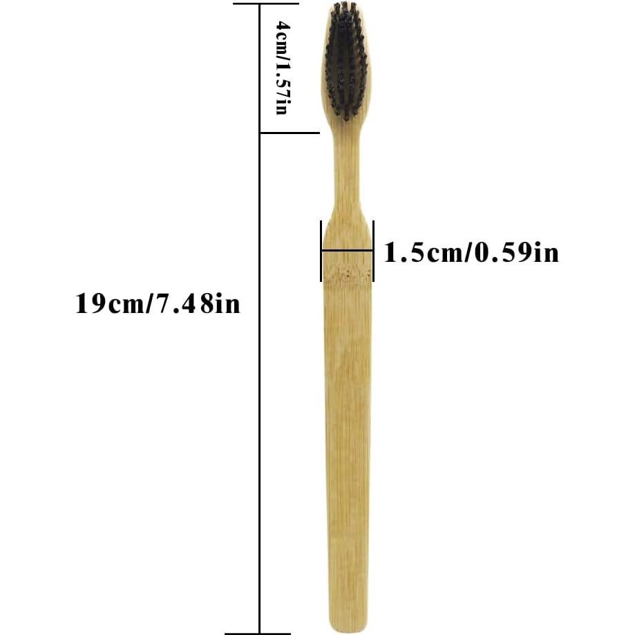Cepillo de Dientes de Bambú Extra Duro Colincie - Paquete de 12