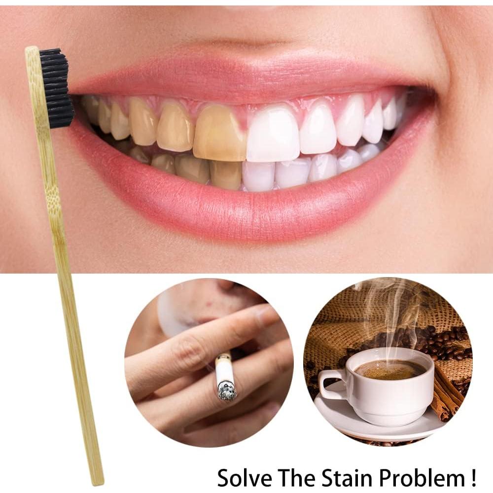 Cepillo de Dientes de Bambú Extra Duro Colincie - Paquete de 12