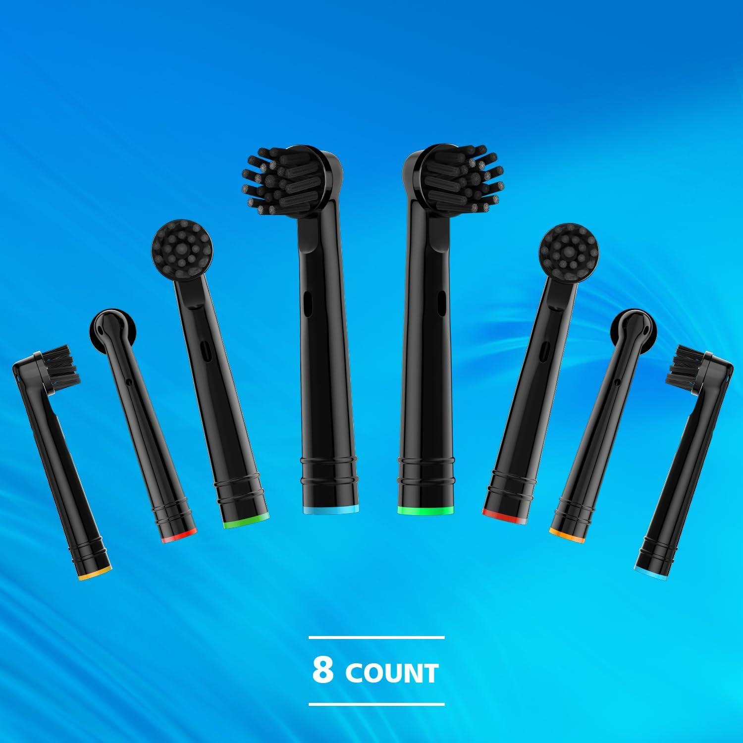 Cabezas de cepillo Oral-B WHUPPSI 8PCS Carbón Bambú