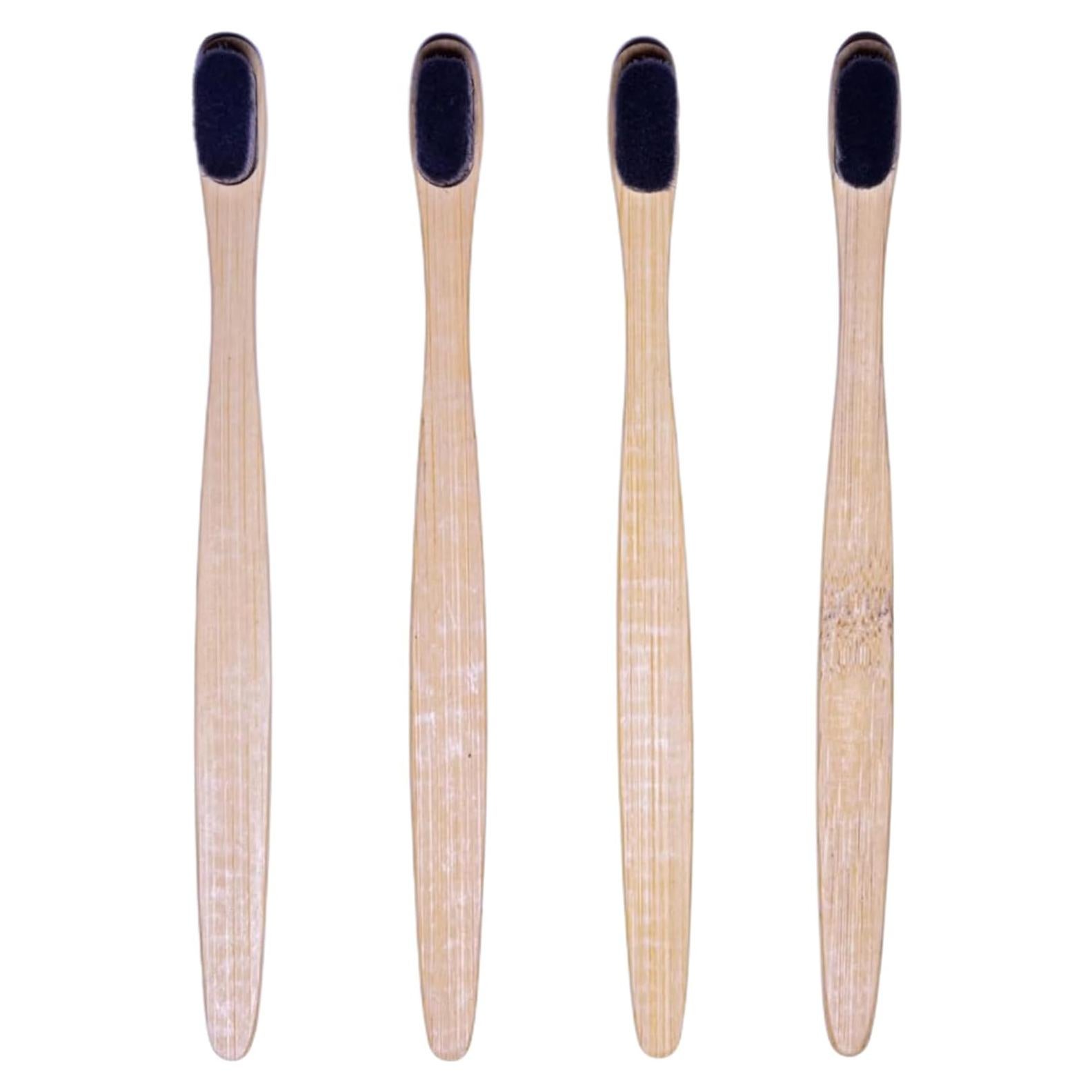 Cepillos de Dientes de Bambú Natureverr 4 Piezas Biodegradables