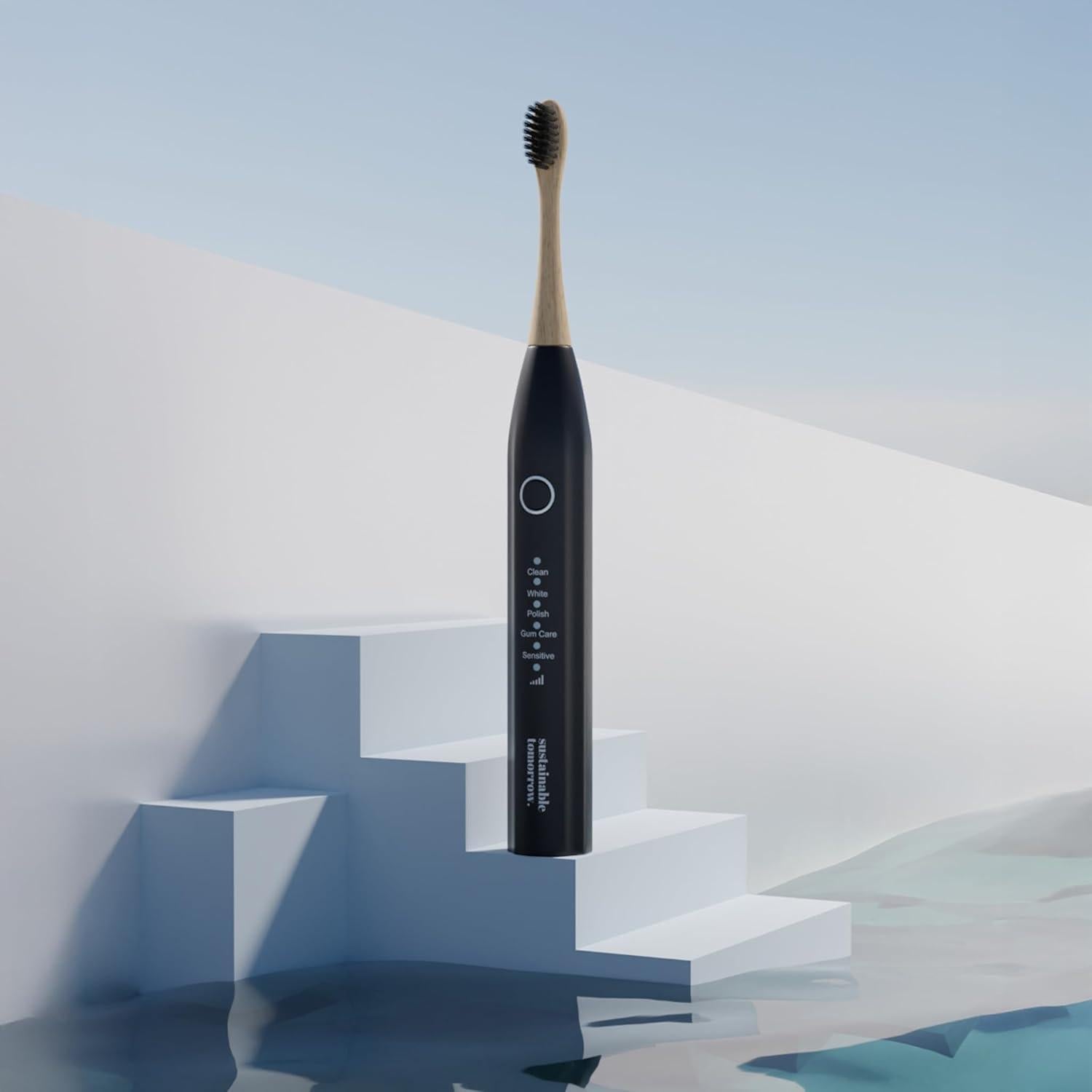 Cepillo de Dientes Eléctrico Zen Bamboo Inalámbrico Recargable