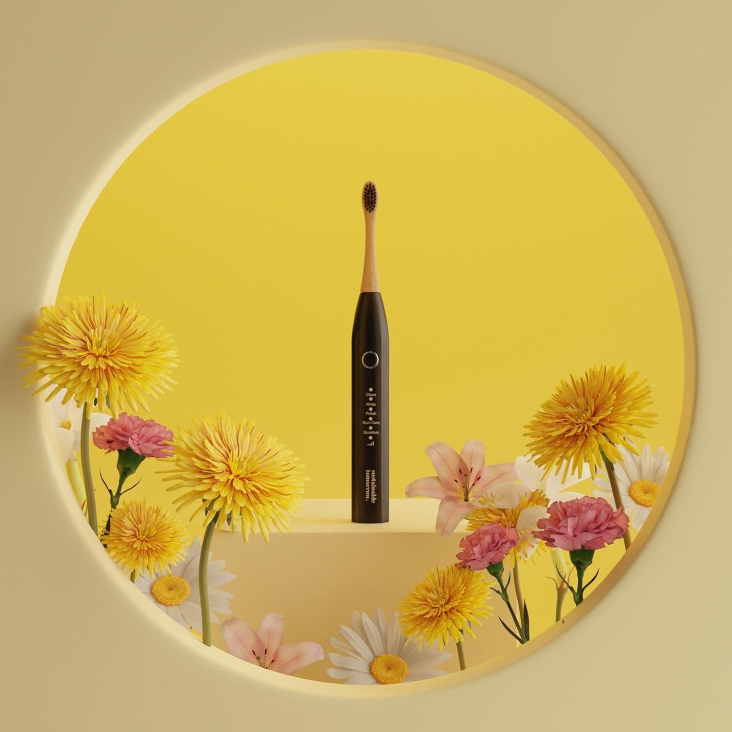 Cepillo de Dientes Eléctrico Zen Bamboo Inalámbrico Recargable