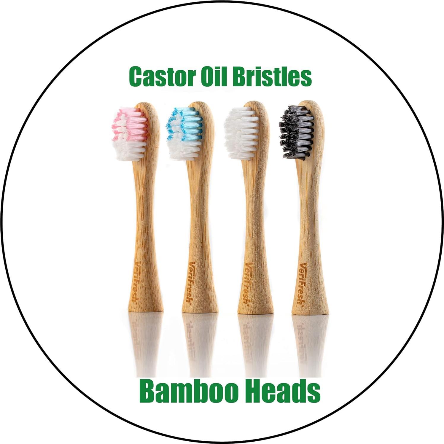 Cabezas de Repuesto Cepillo de Dientes Bambú VeriFresh - 4 Unidades