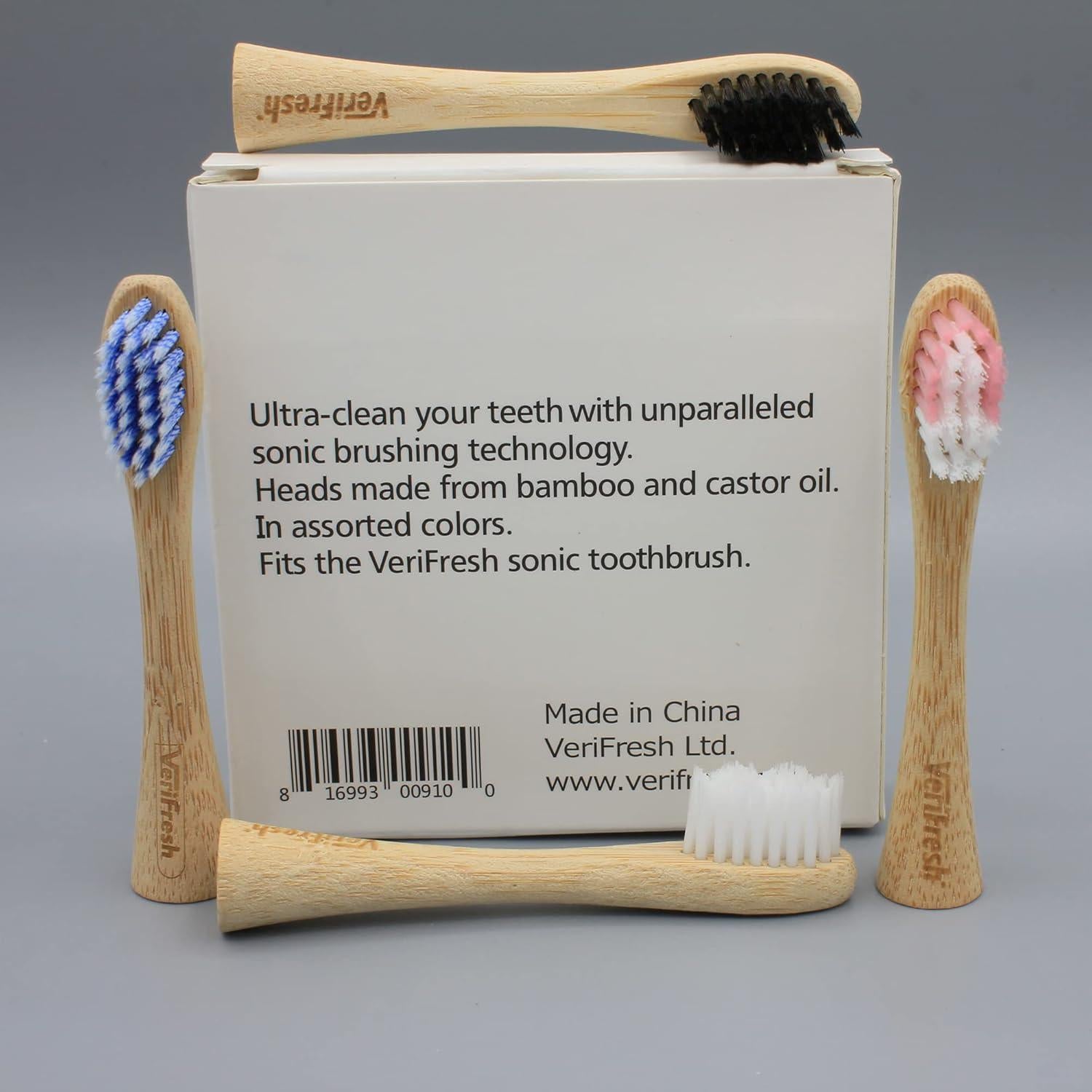 Cabezas de Repuesto Cepillo de Dientes Bambú VeriFresh - 4 Unidades