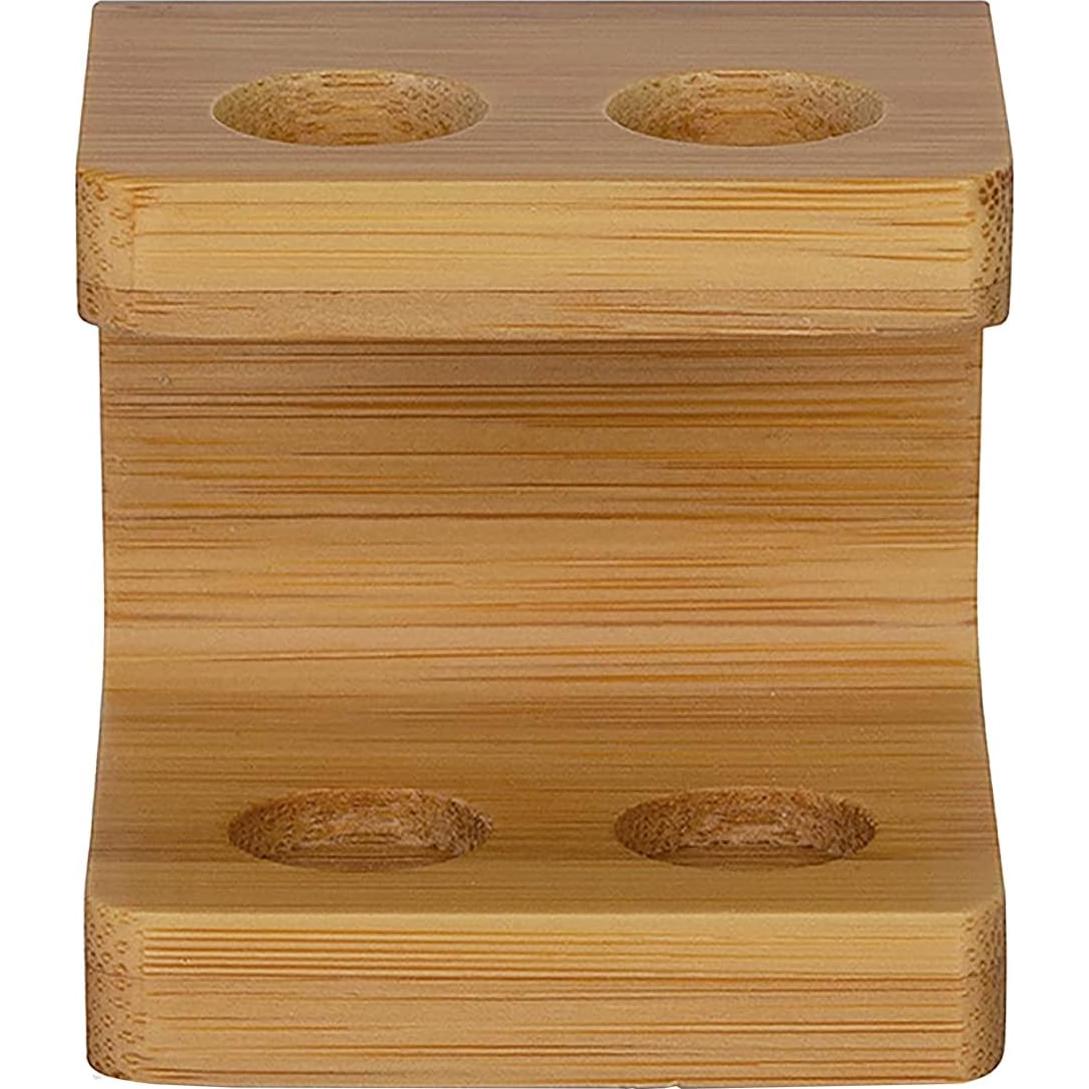 Soporte de Bambú para Cabezas de Cepillo de Dientes Tookie - 2 Ranuras