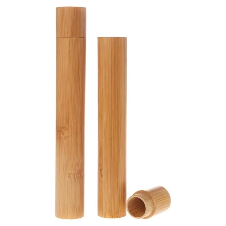 Estuche de Cepillo de Dientes de Bambú VASANA 2PCS 21cm