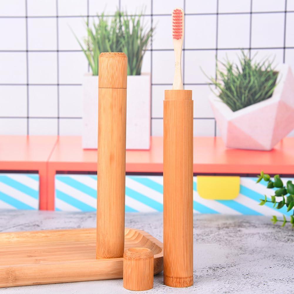 Estuche de Cepillo de Dientes de Bambú VASANA 2PCS 21cm