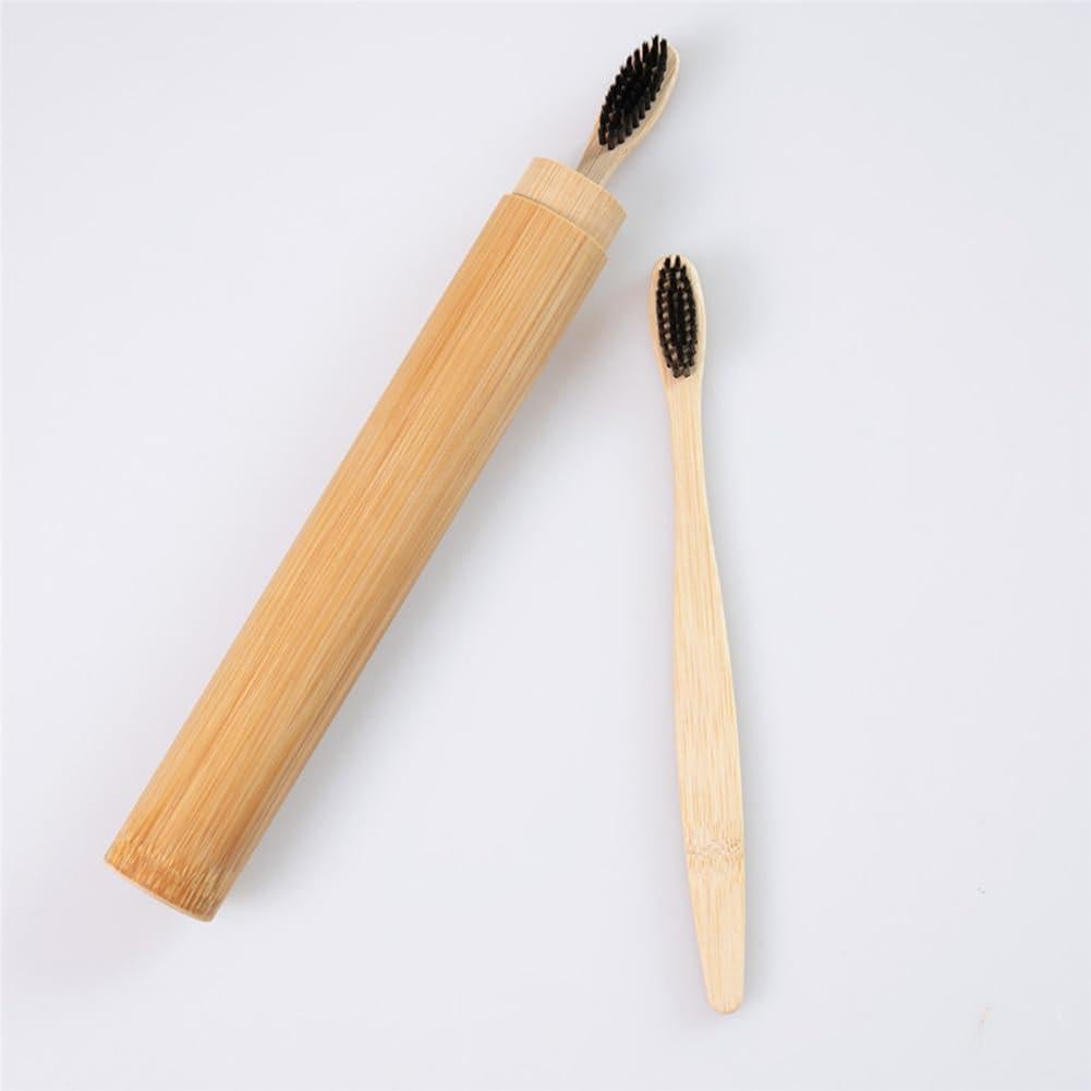 Estuche de Cepillo de Dientes de Bambú VASANA 2PCS 21cm