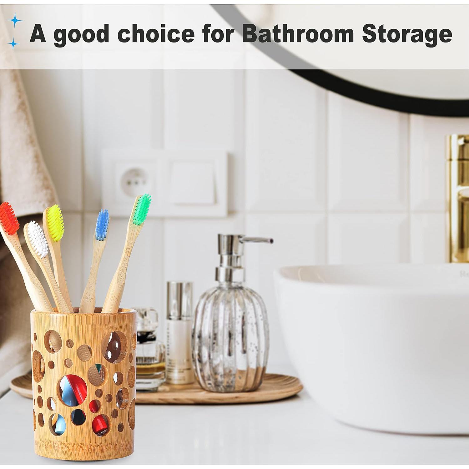 Soporte de Cepillo de Dientes de Bambú NESTRE - Ecológico y Duradero