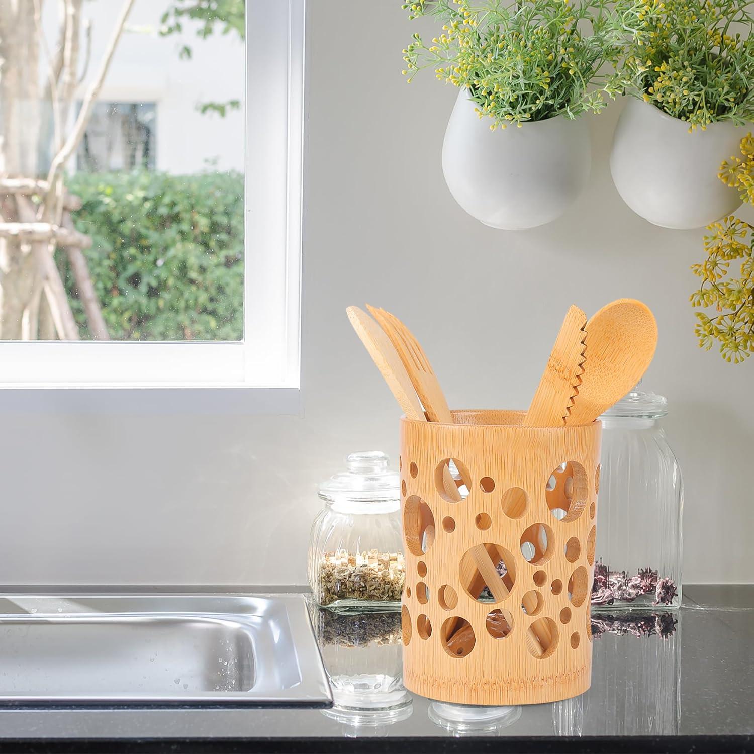 Soporte de Cepillo de Dientes de Bambú NESTRE - Ecológico y Duradero