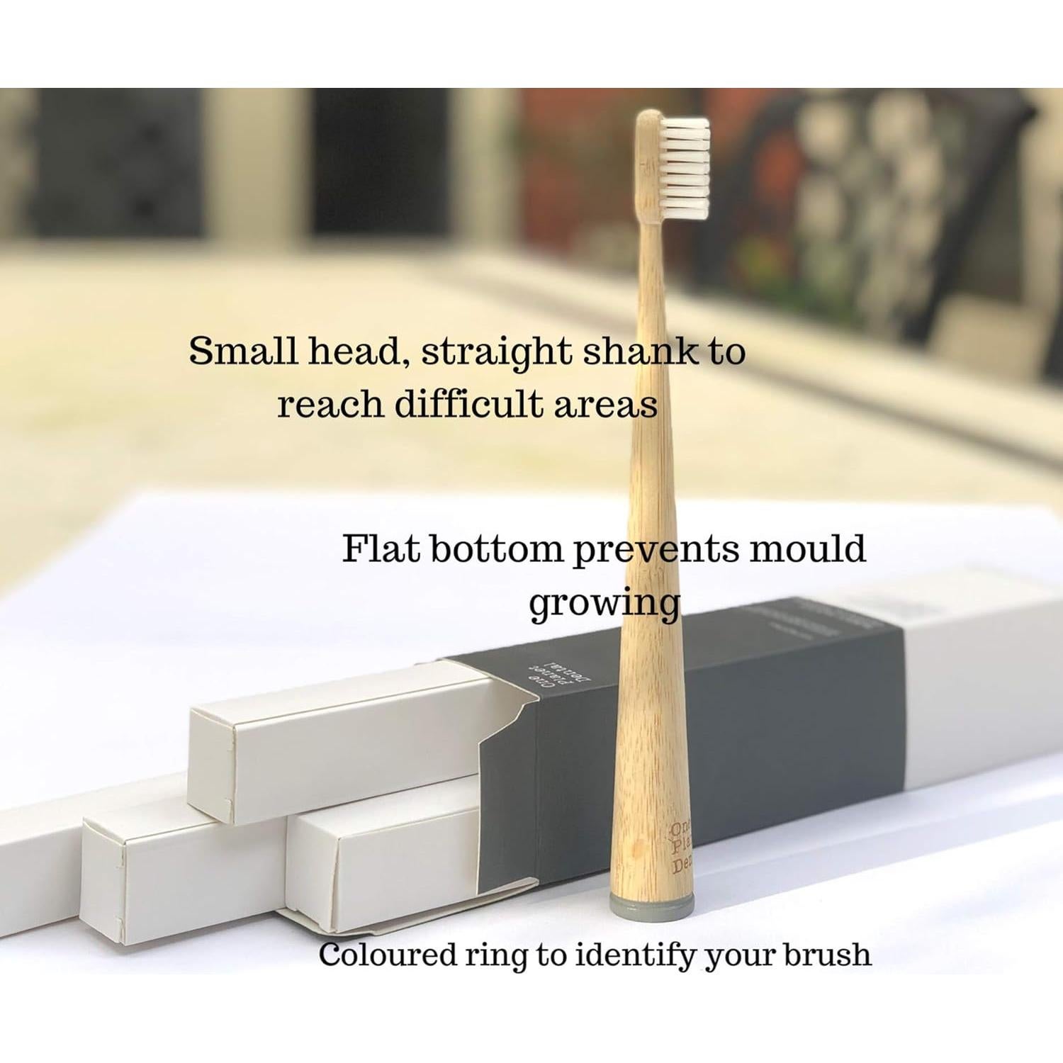 Cepillos de dientes biodegradables One Planet Dental - 4 unidades
