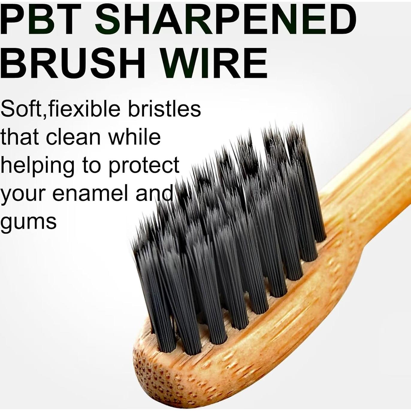 Cepillo de Dientes Eléctrico Sonic de Bambú MgcSto - 5 Modos