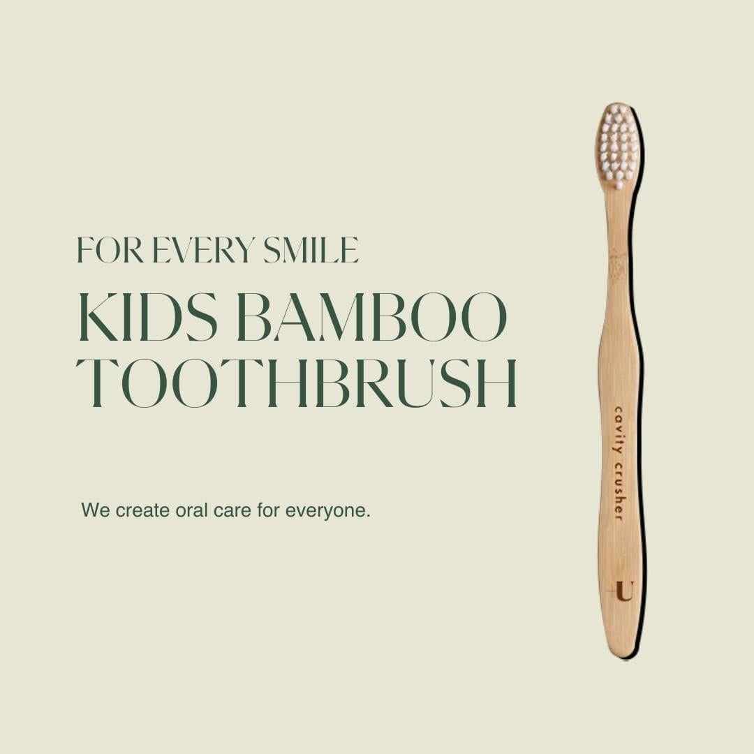 Cepillo de dientes biodegradable Plus Ultra para niños - Cerdas suaves