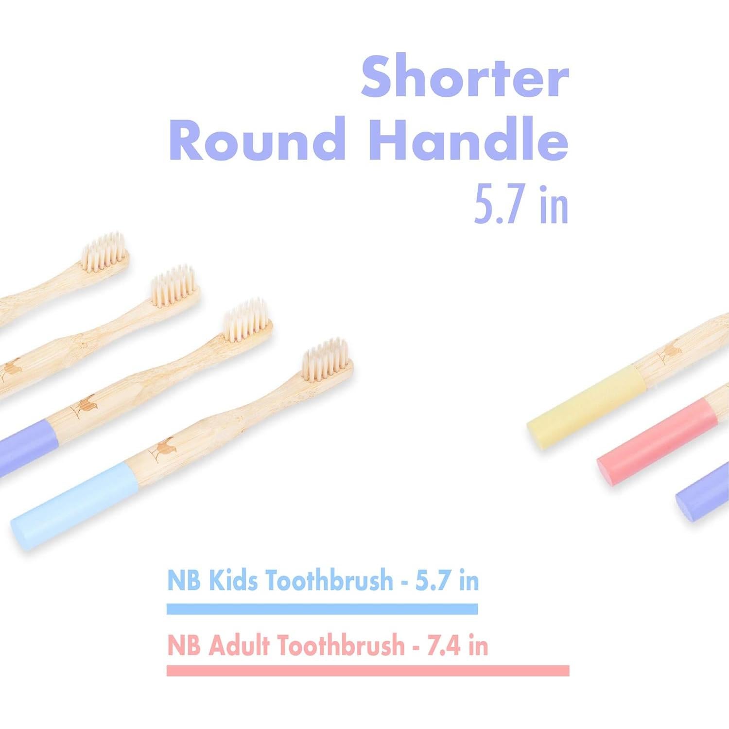 Cepillo de Dientes de Bambú para Niños Native Birds - Juego de 4