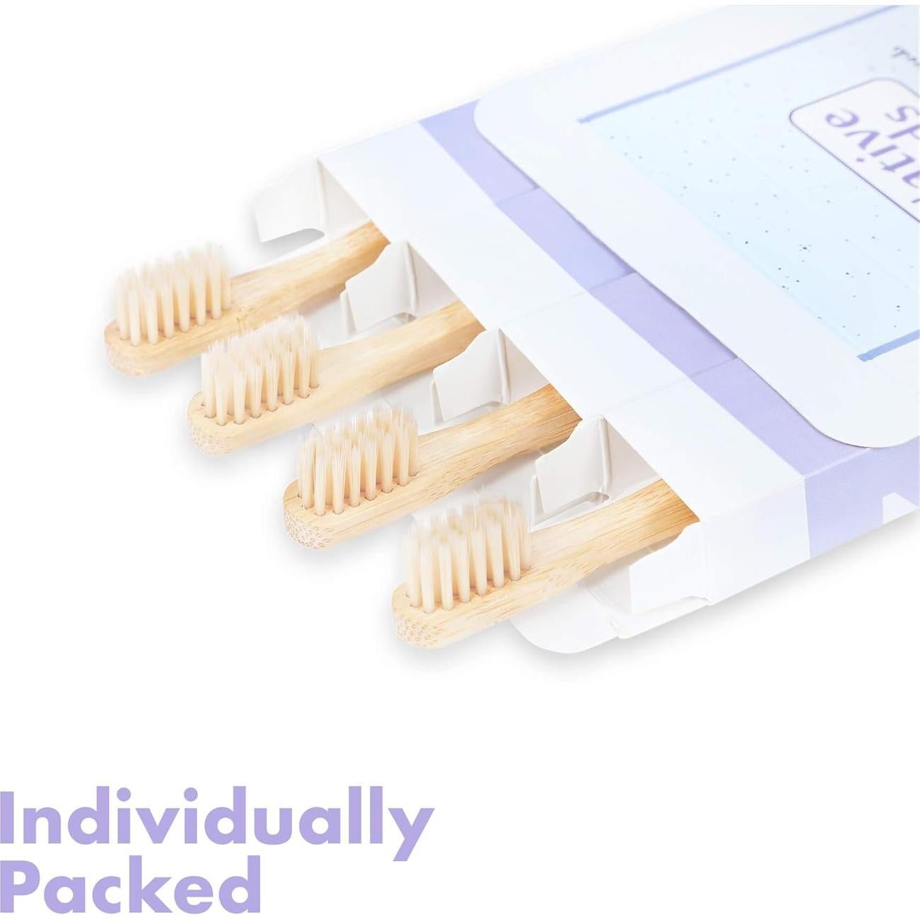 Cepillo de Dientes de Bambú para Niños Native Birds - Juego de 4