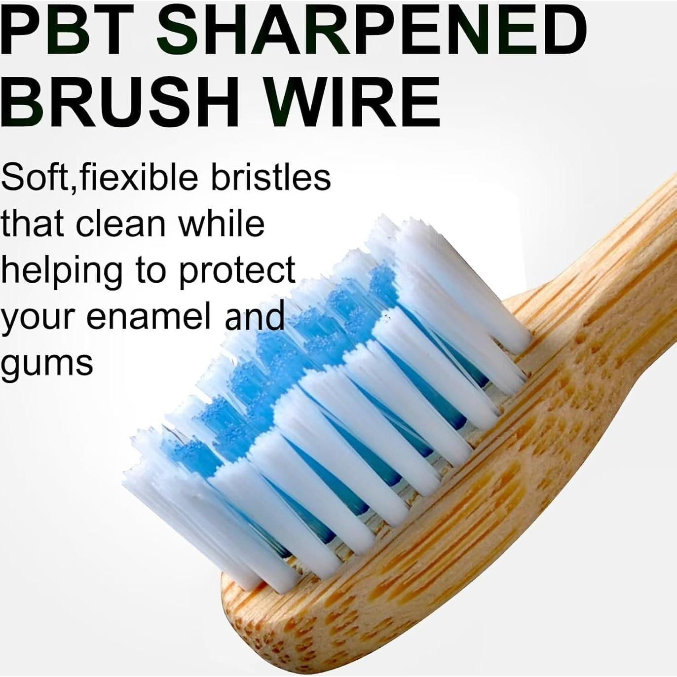 Cepillo de Dientes Eléctrico de Bambú MgcSto - 5 Modos - IPX7