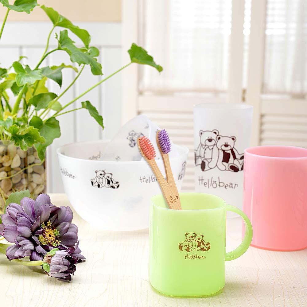 Paquete de 12 cepillos de dientes de bambú MoSANY biodegradables