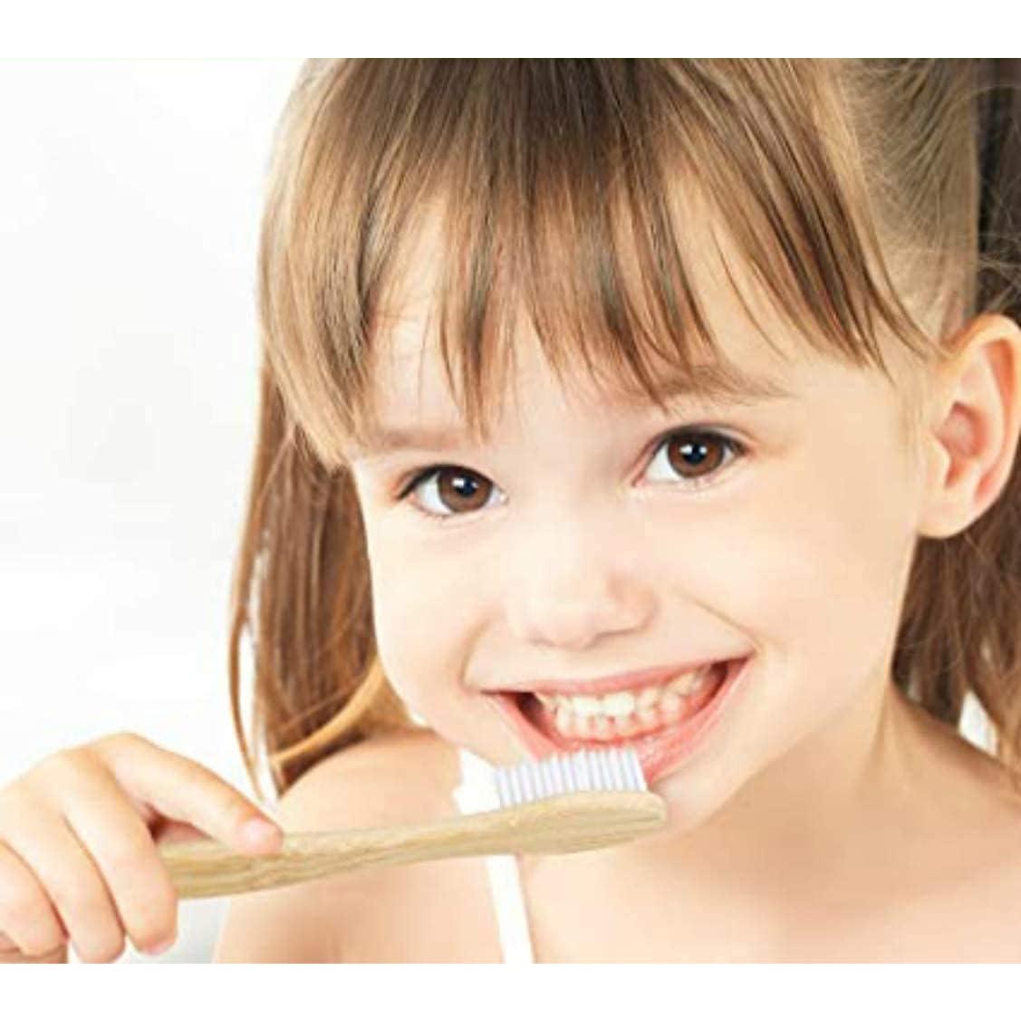 Cepillos de Dientes de Bambú ECOETBOO 10 Unidades Niños