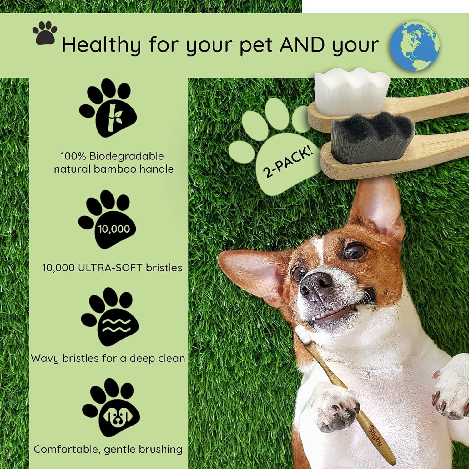 Cepillo de Dientes para Perros OH RIGBY - Cerdas Suaves 10,000