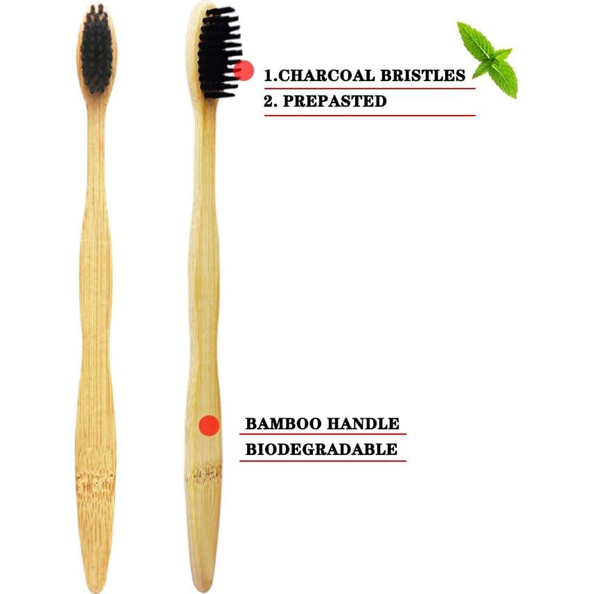 Cepillo de Dientes Desechable Dr-perfect con Pasta de Bambú