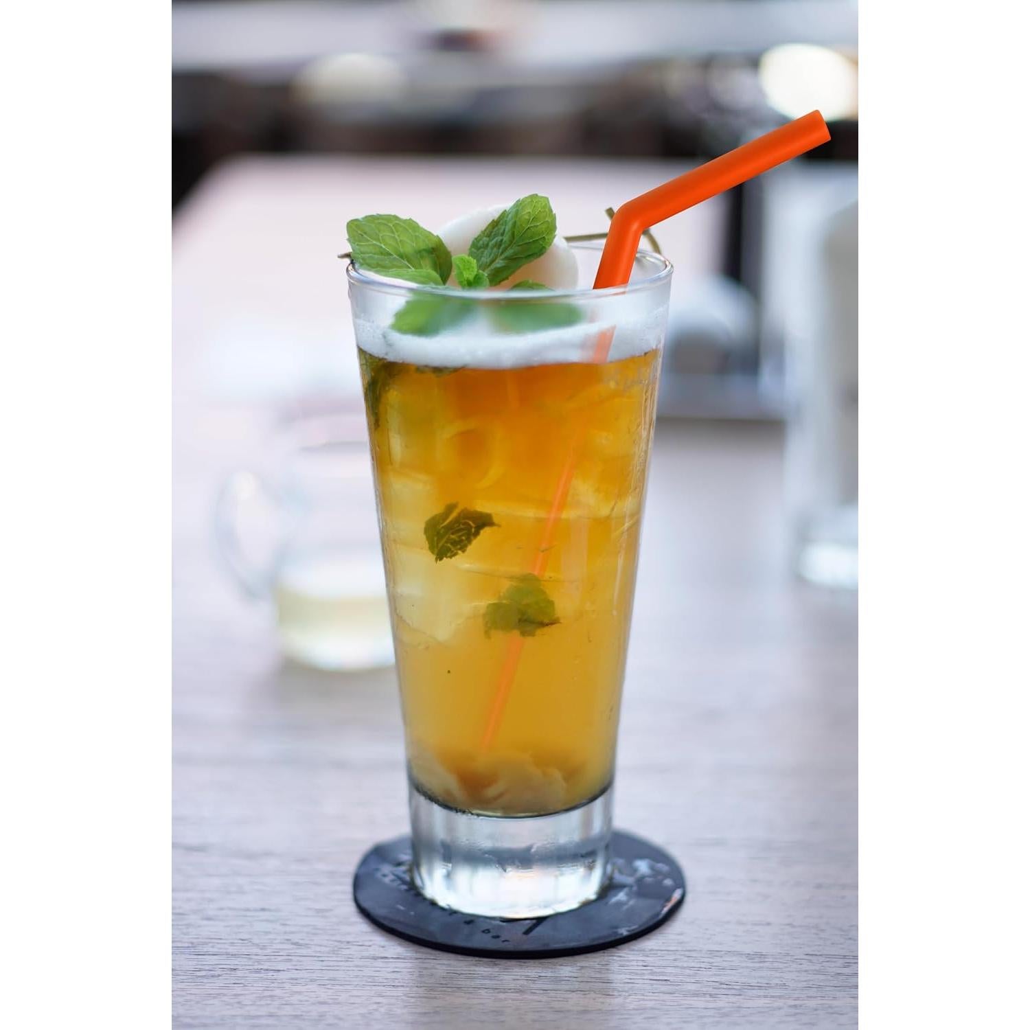 Pajitas de Silicona Reutilizables Coson Home 21.6 cm Paquete de 12