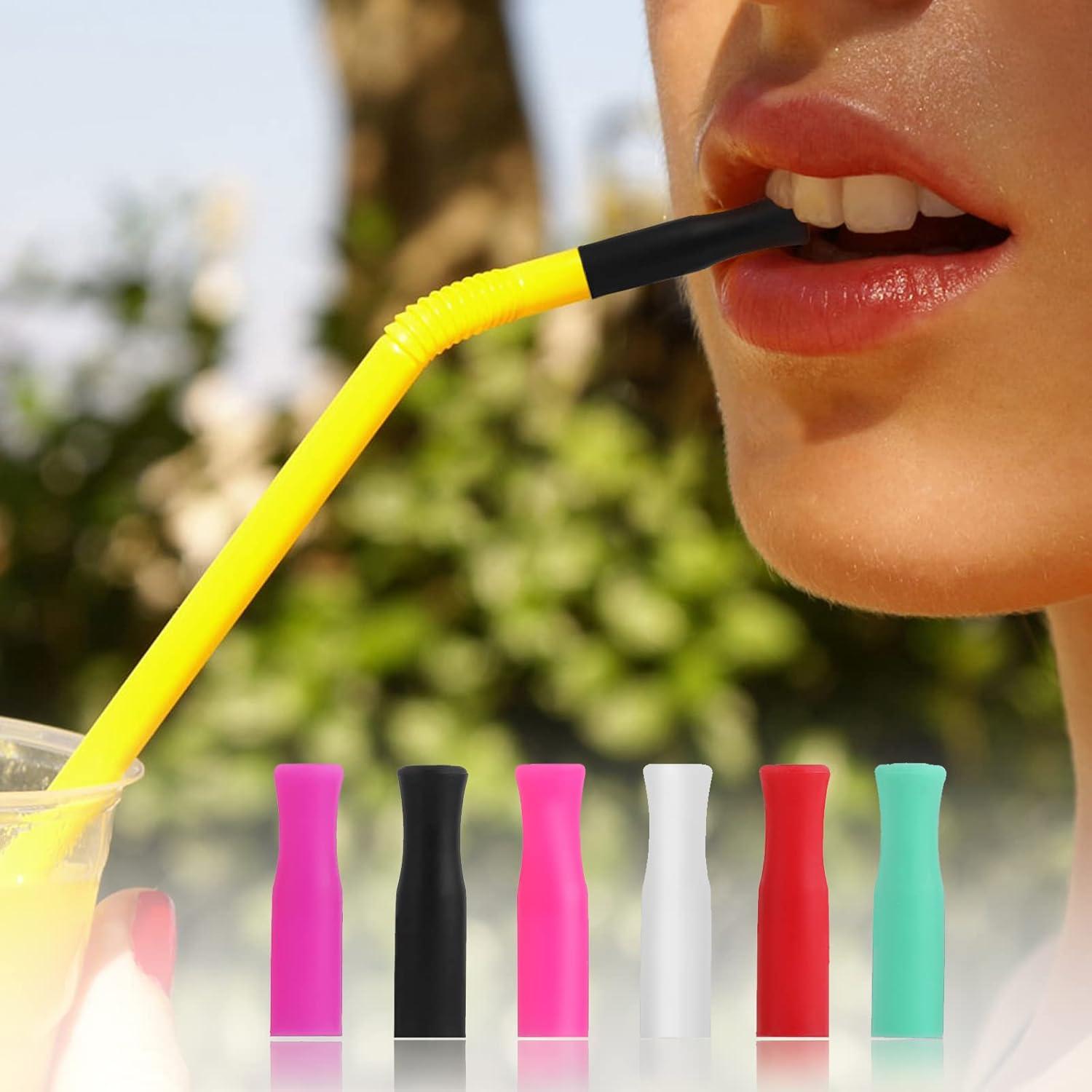 Juego de 22 Pajitas Reutilizables Grevosea con Puntas de Silicona