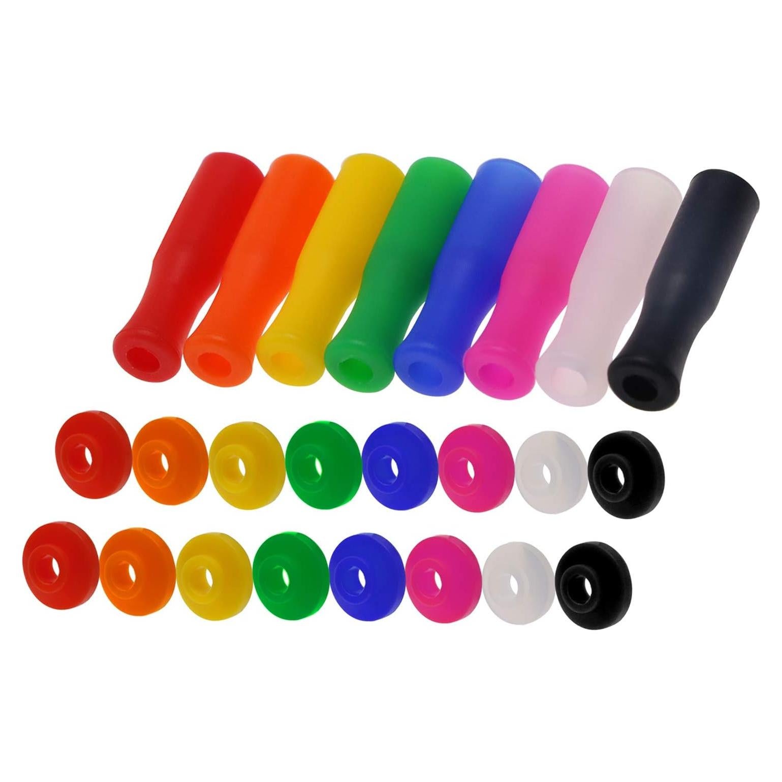 Juego de 24 Piezas Cubiertas de Silicona Mini Skater 8 Colores