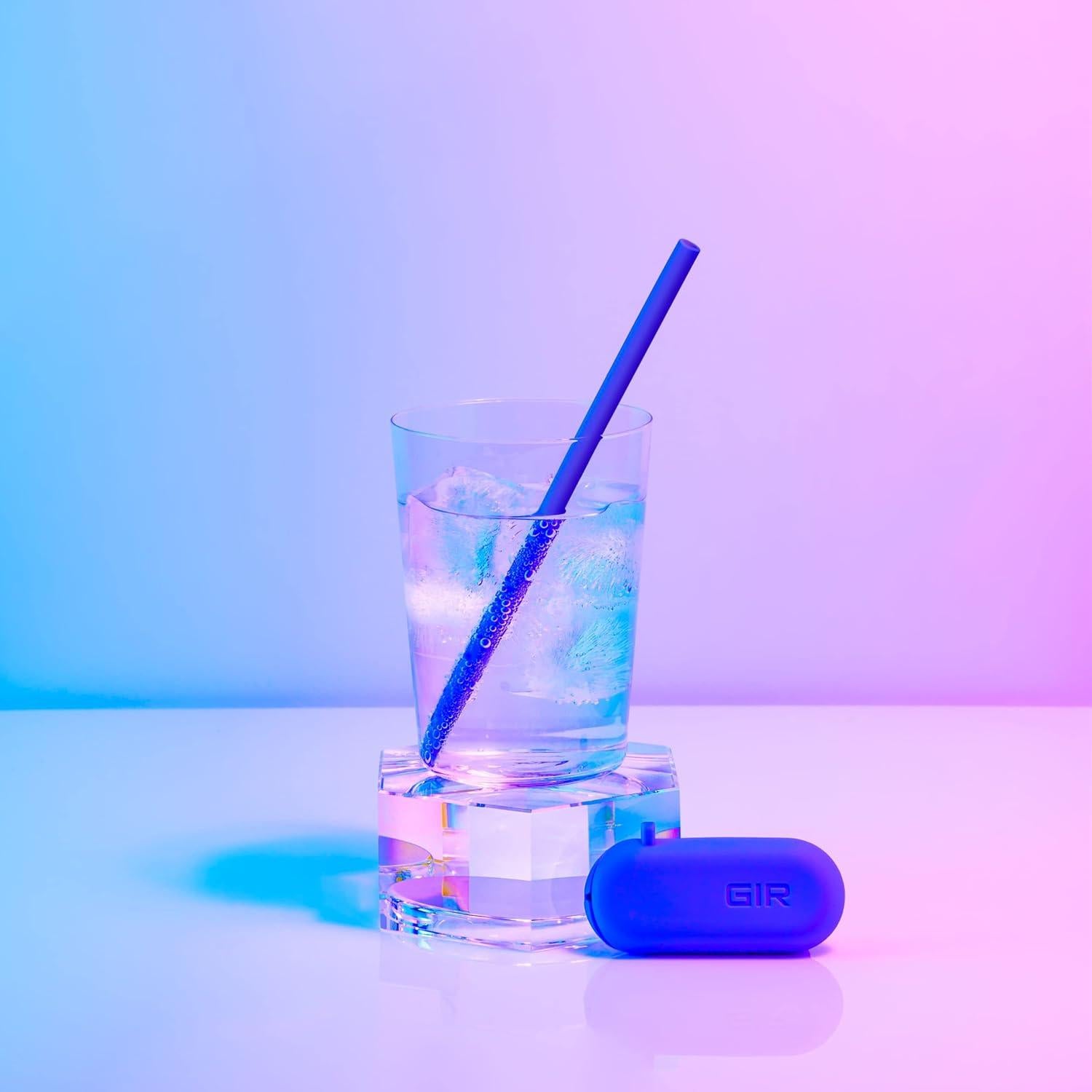 Pajitas de Silicona Reutilizables Consíguelo Bien 2-Pack Soleado