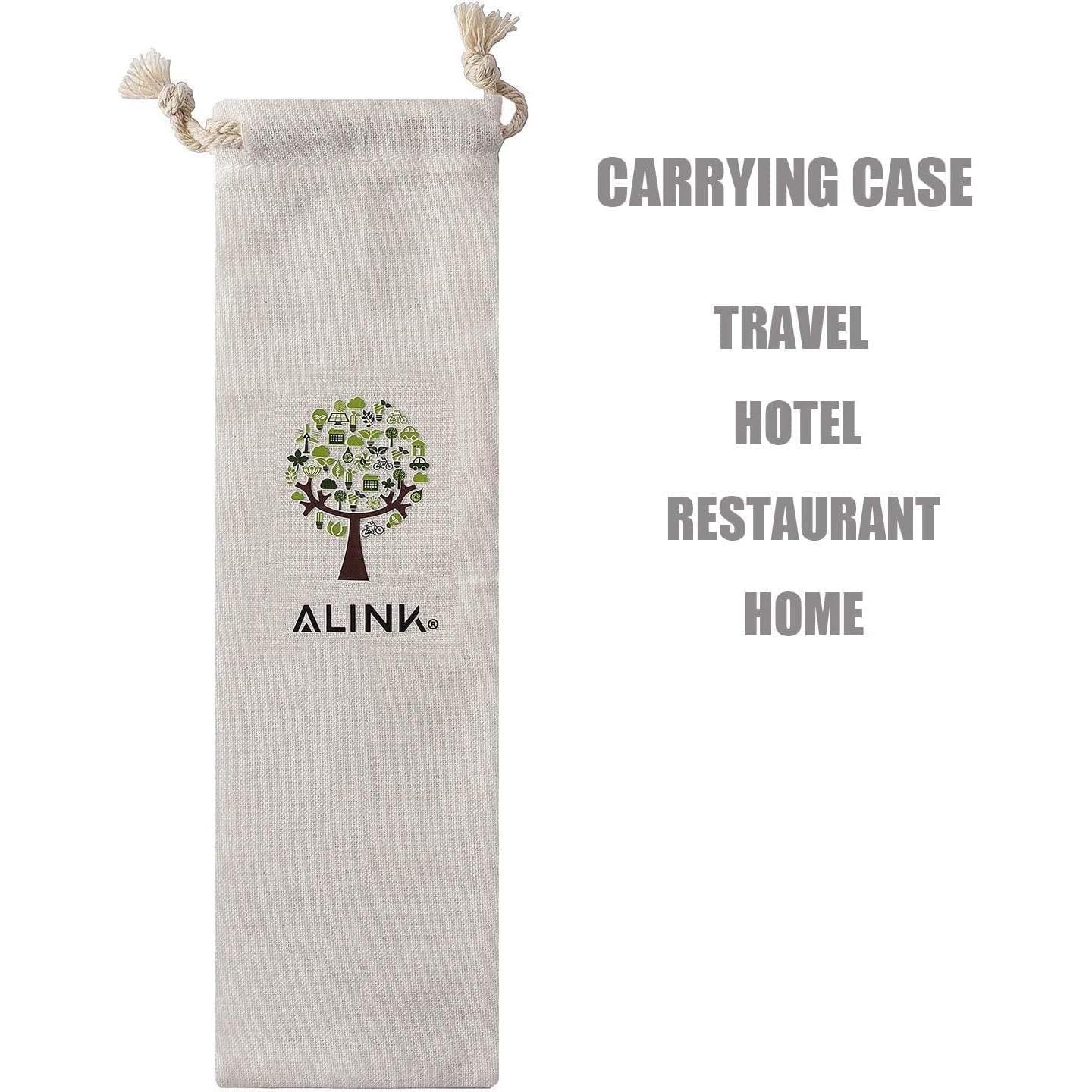 Pajitas de Silicona Reutilizables ALINK - 25.4 cm, 4 Colores