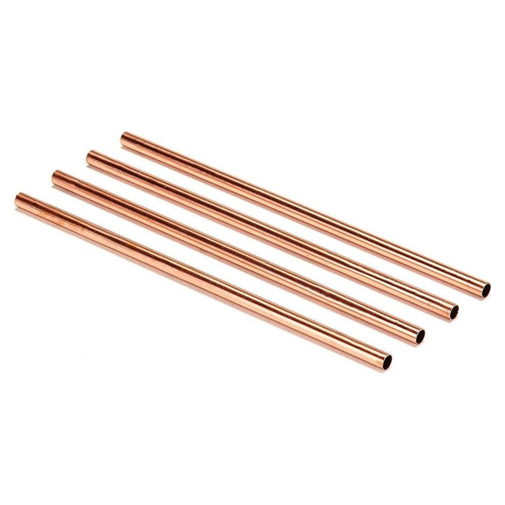 Popotes Reutilizables de Cobre Modern Home - 21.6 cm - Juego de 2