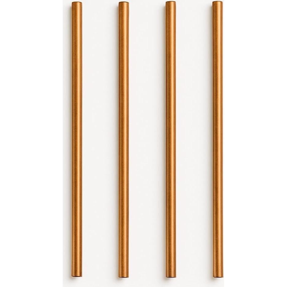 Popotes Reutilizables de Cobre Modern Home - 21.6 cm - Juego de 2