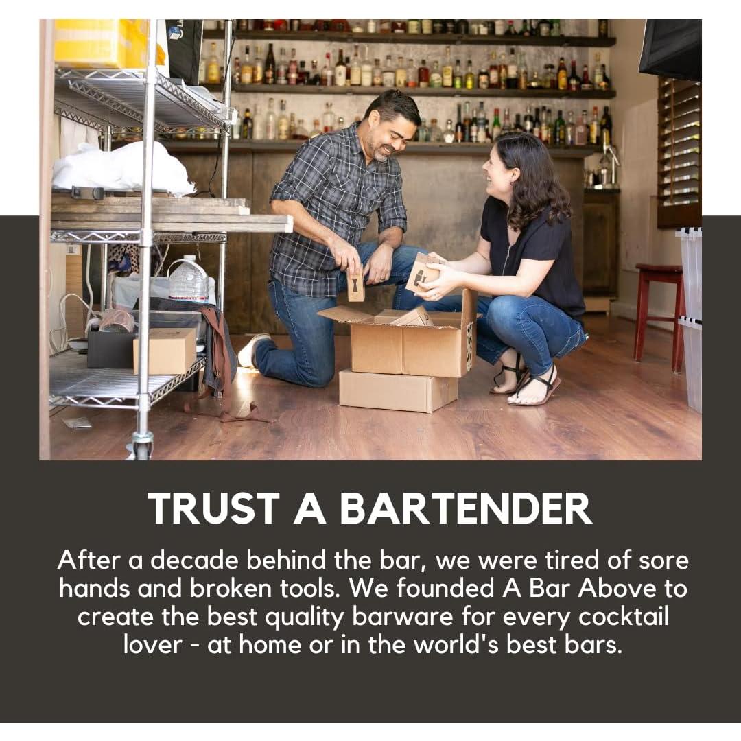 Set de 19 Pajitas Reutilizables Acero Inoxidable A Bar Above