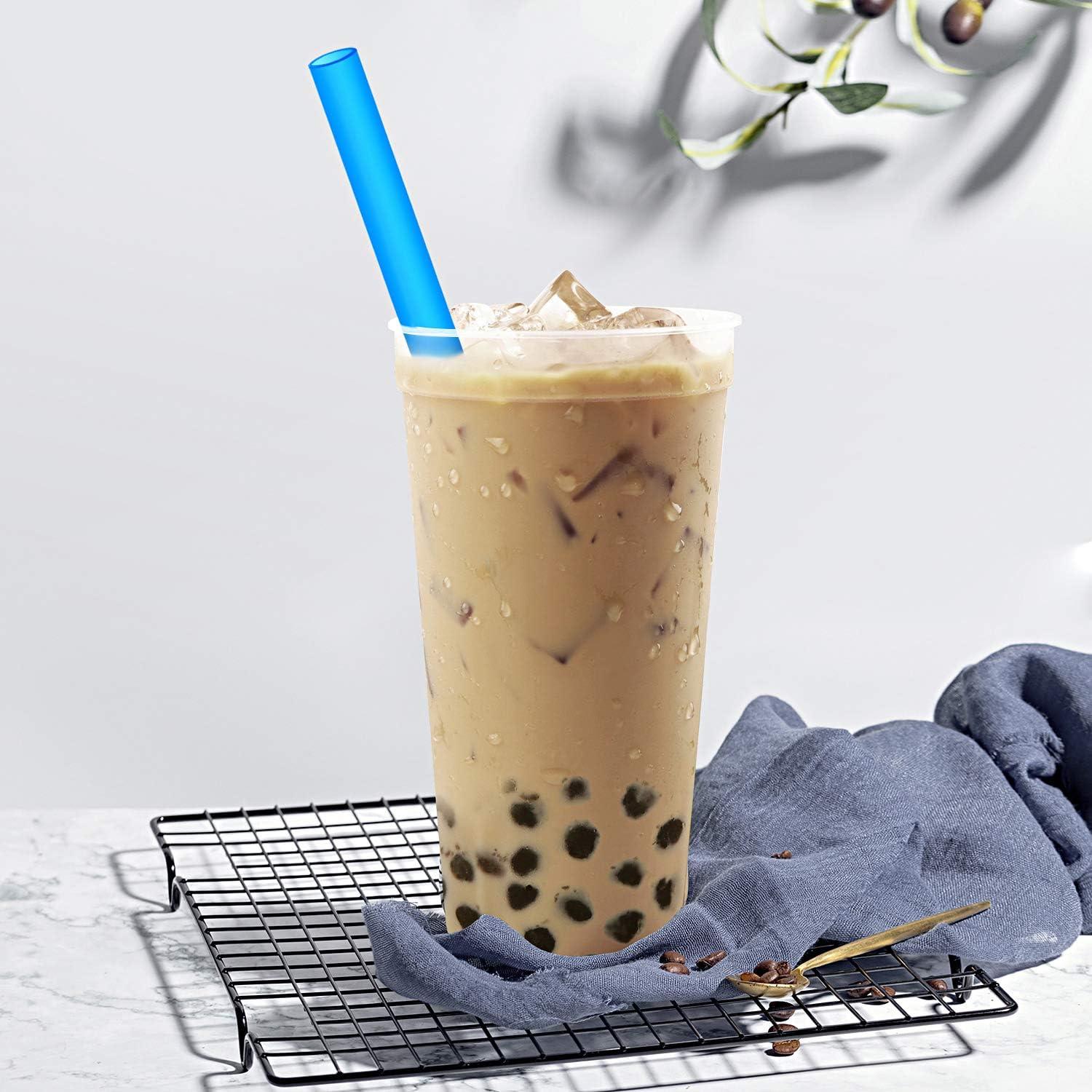 Pajitas Reutilizables Extra Anchas Hiware 26.67 cm - 8 Pcs Multicolor