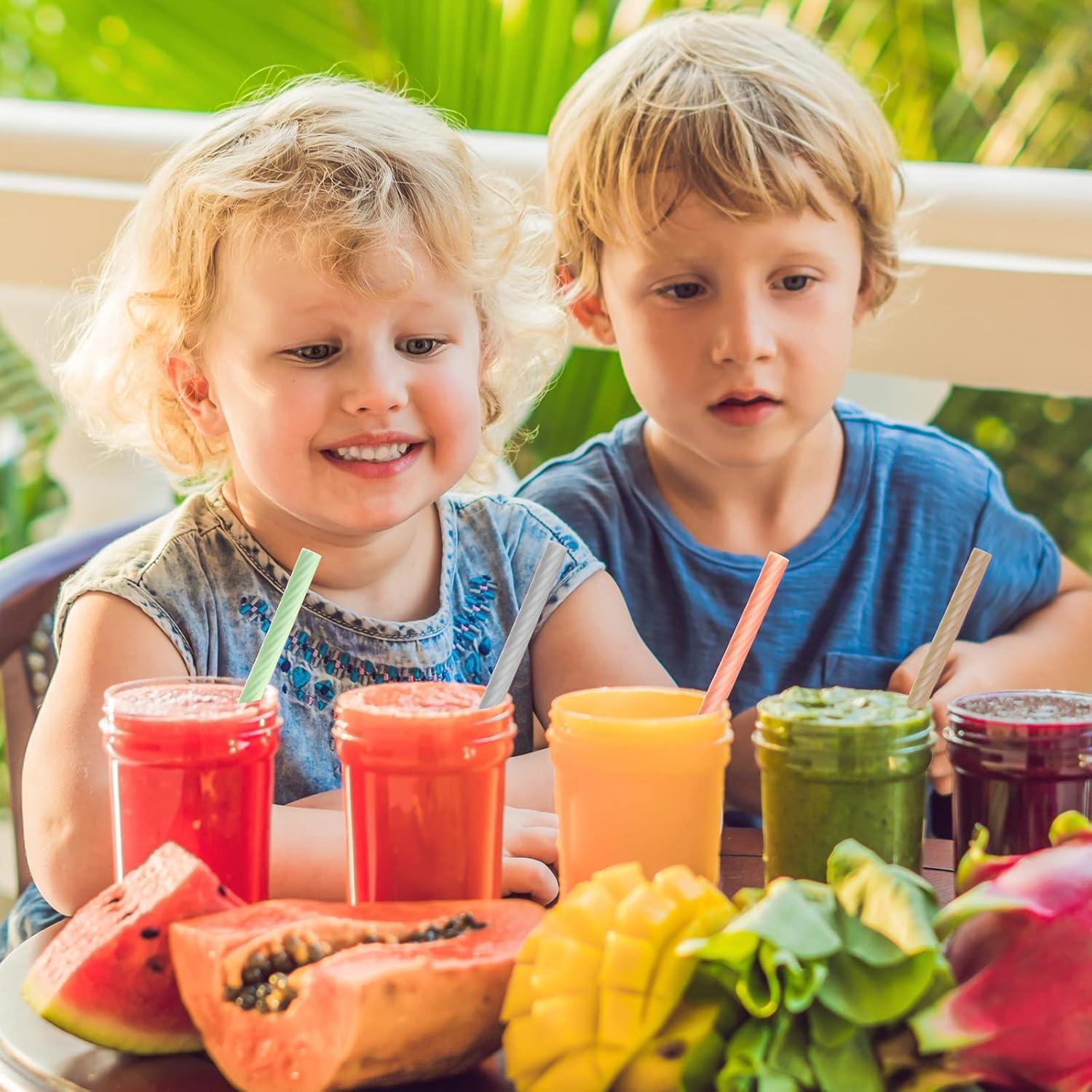 Set de Pajitas de Silicona Reutilizables Meanplan 4 Piezas