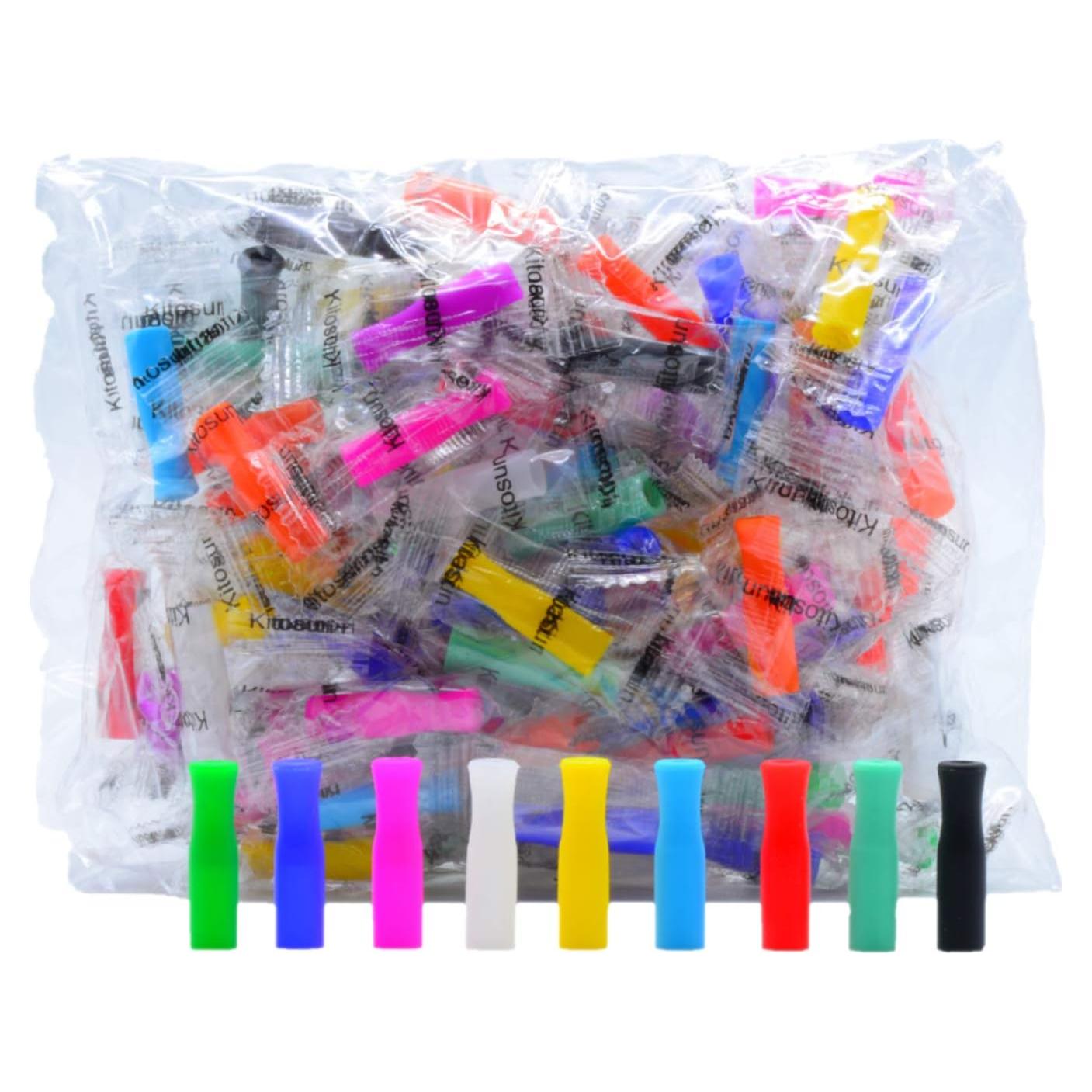 Consejos de Silicona Reutilizables Afoosoo - 100 Piezas Multicolores