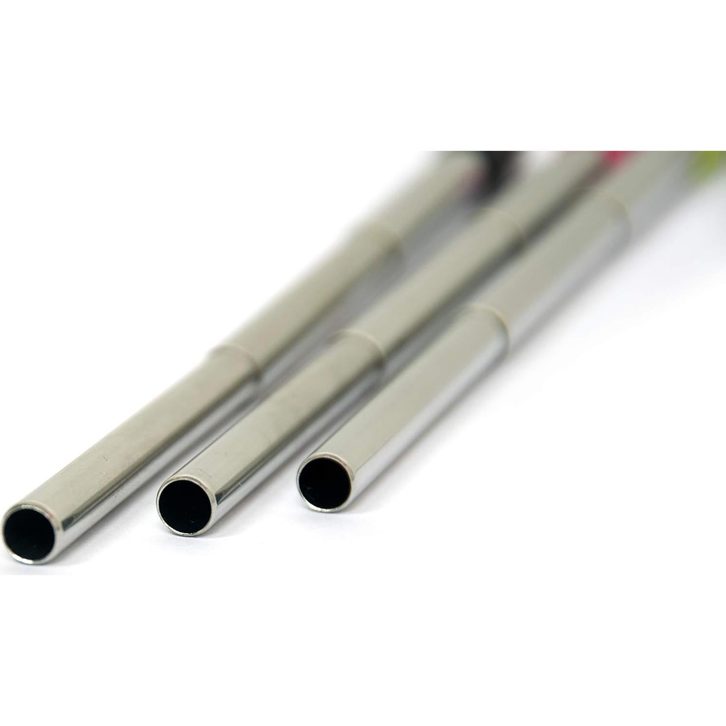 Popotes de Metal Reutilizables MANGKHUT 3 Pack Telescópicos