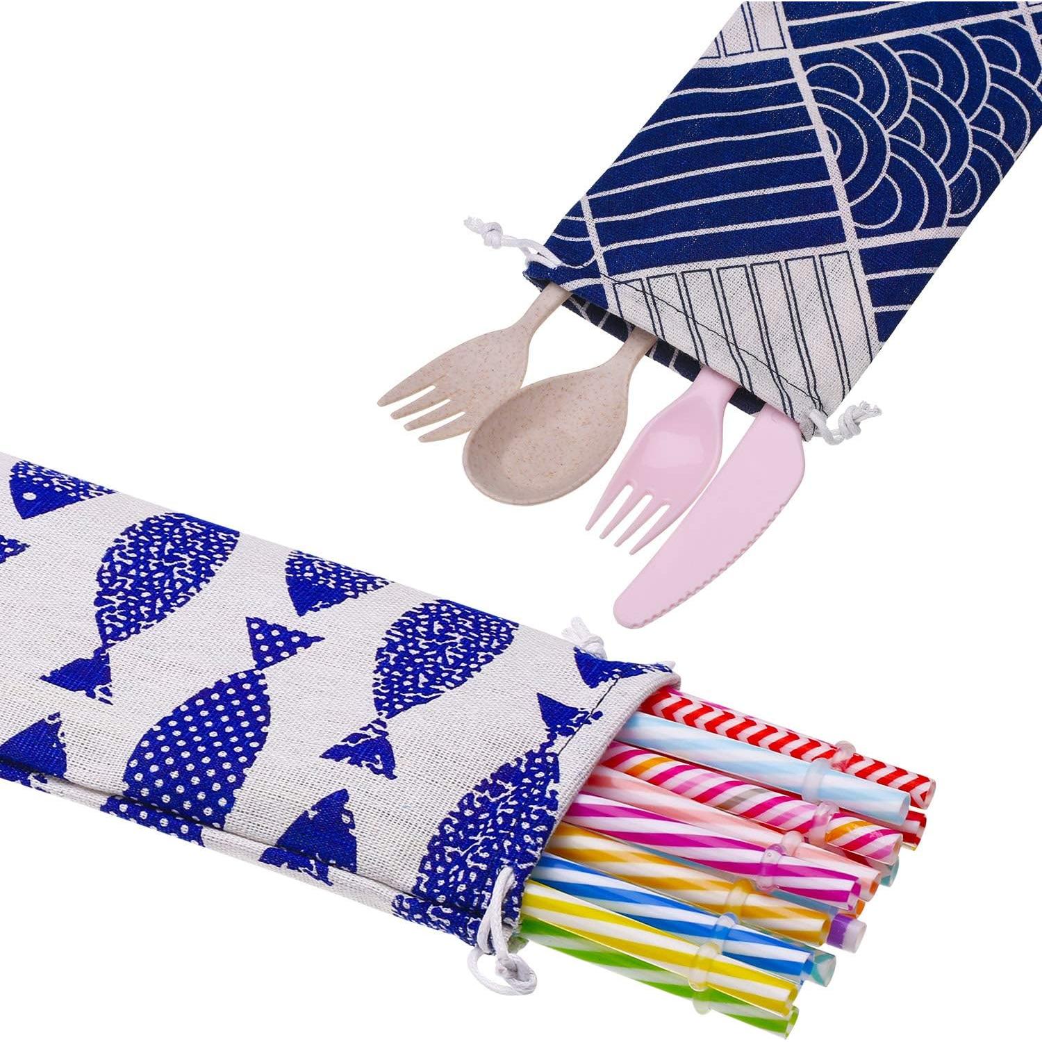 Bolsa de Cuerda Reutilizable Tatuo 5 Piezas 29.7x9.9cm