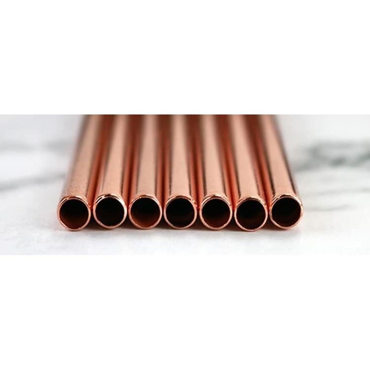 Paquete de 12 Pajitas Reutilizables de Acero Inoxidable Zam Imports