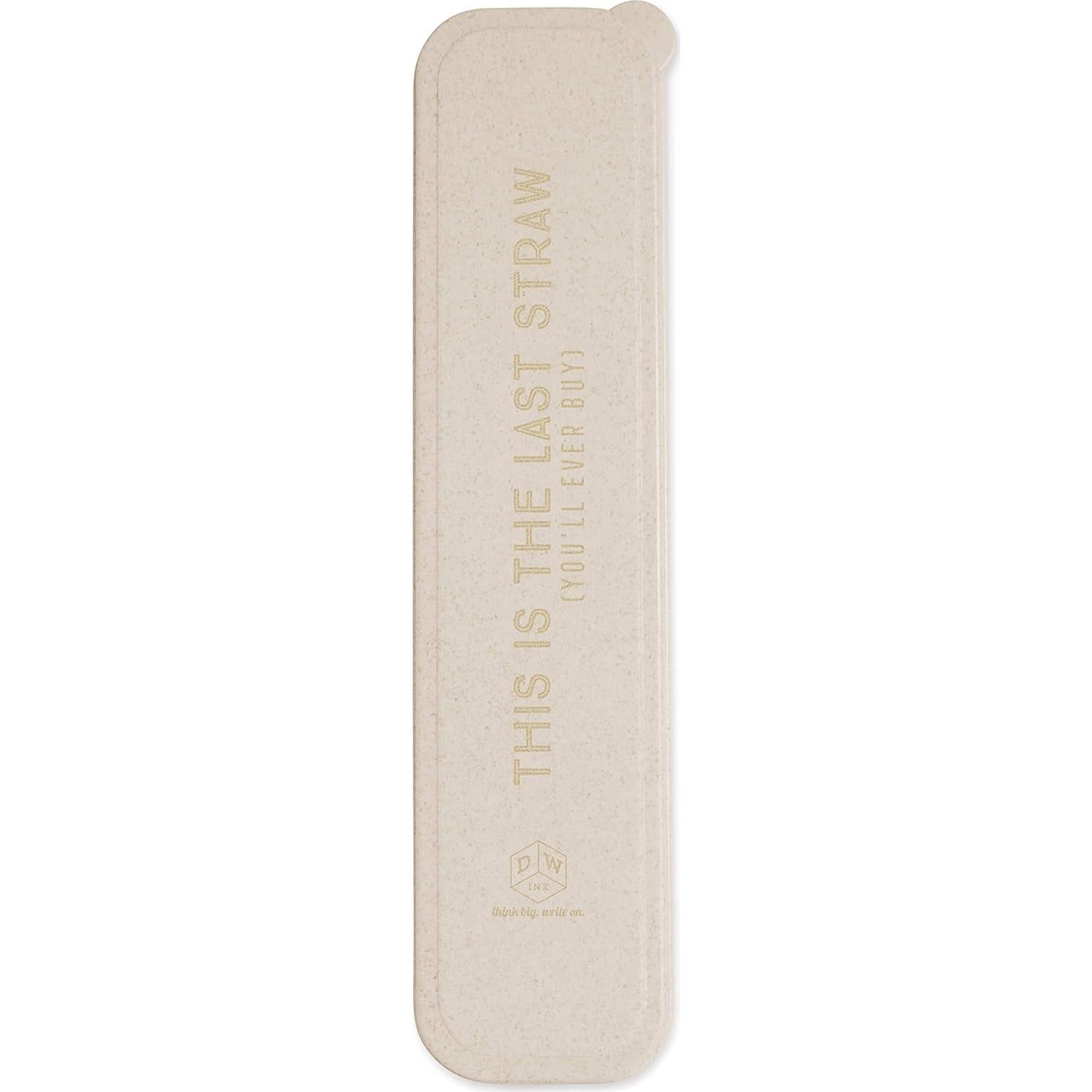 Juego de Pajitas Reutilizables DesignWorks Ink - Natural